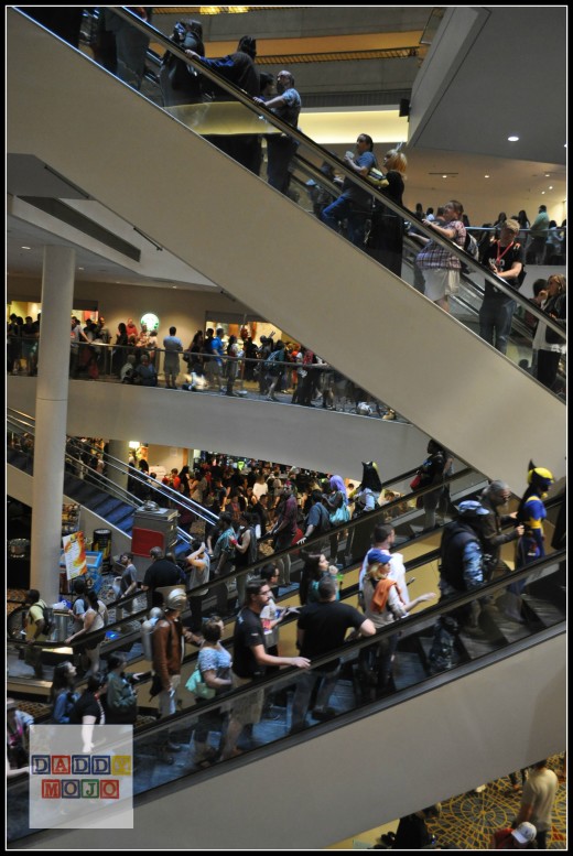 The crowds at Dragon Con 2015