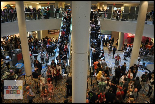 The crowds at Dragon Con 2015