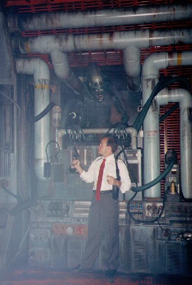 Daddy Mojo as a gangster on The Great Movie Ride