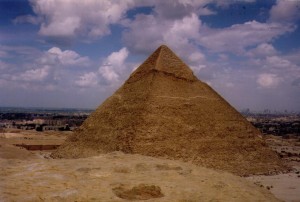 At the top of the 3rd Pyramid