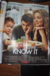 The magazine ad for Life As We Know It