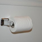 Wall toilet paper holder