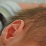 Tiny infant ears, be sure to get photos of toes and fingers too