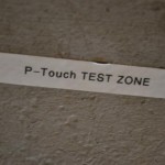 P-Touch test area near door