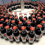 Lot of bottles at The World of Coca Cola