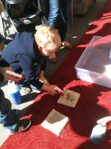 Kids making a mess on the SmartStrand