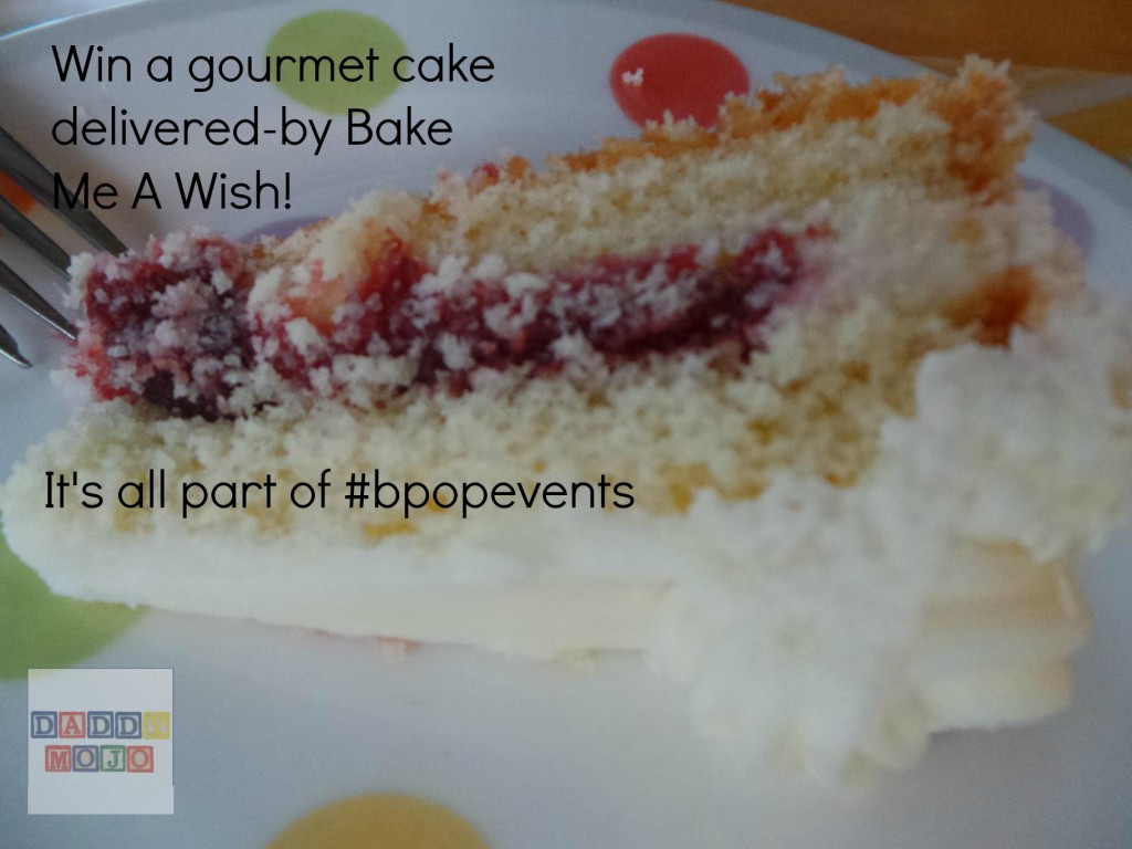 The  Bake Me A Wish! gourmet cake giveaway with #bpopevents