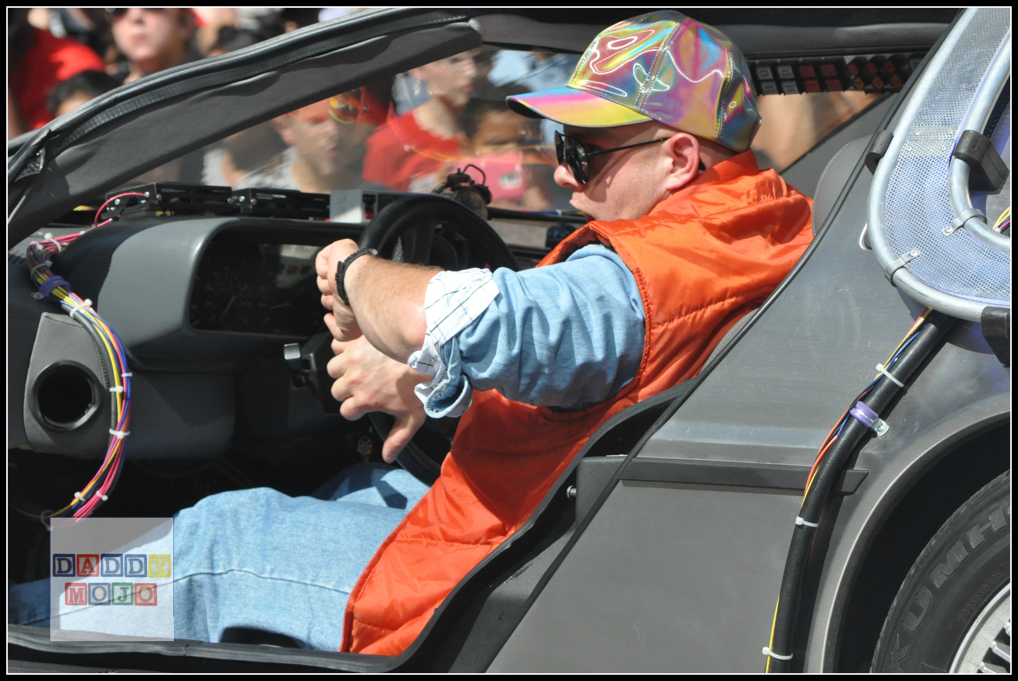 Marty McFly knows what time it is at the Dragon Con Parade