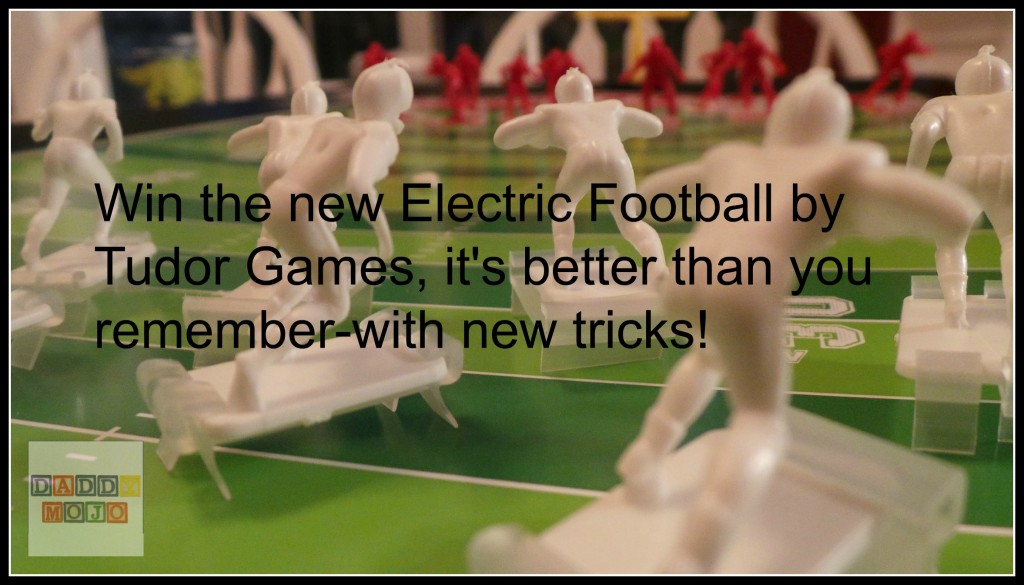 Electric Football white is going down field