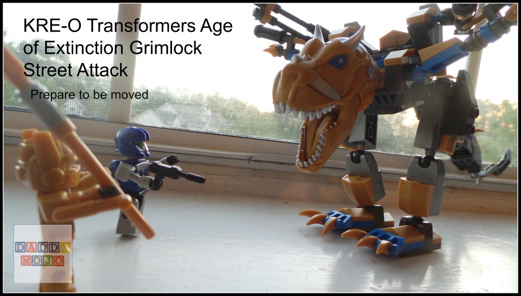 Grimlock is about to get real in KRE-O Transformers  Age of Extinction set