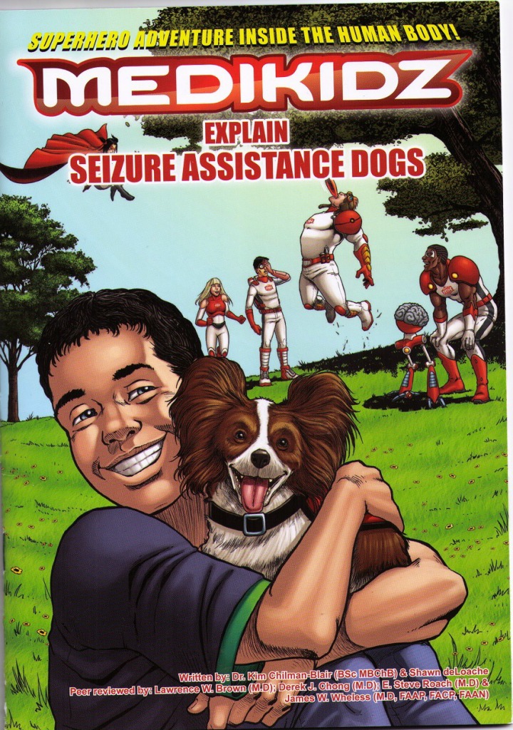 Medkidz Explain Seizure Assistance Dogs comic book