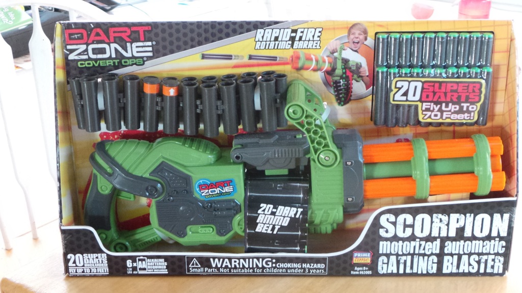 Dart Zone Scorpion Gatlin Blaster only at Wal-Mart