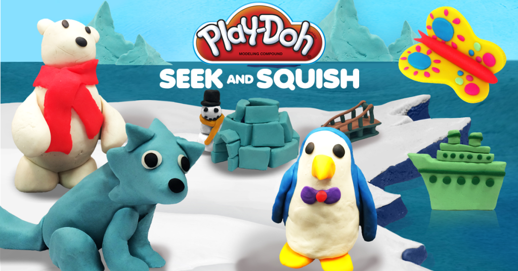 Play-Doh Seek and Squish