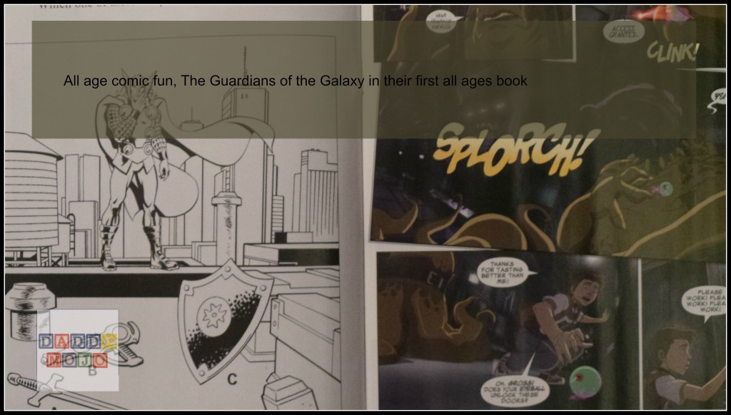 Guardians of the Galaxy all ages comic book art