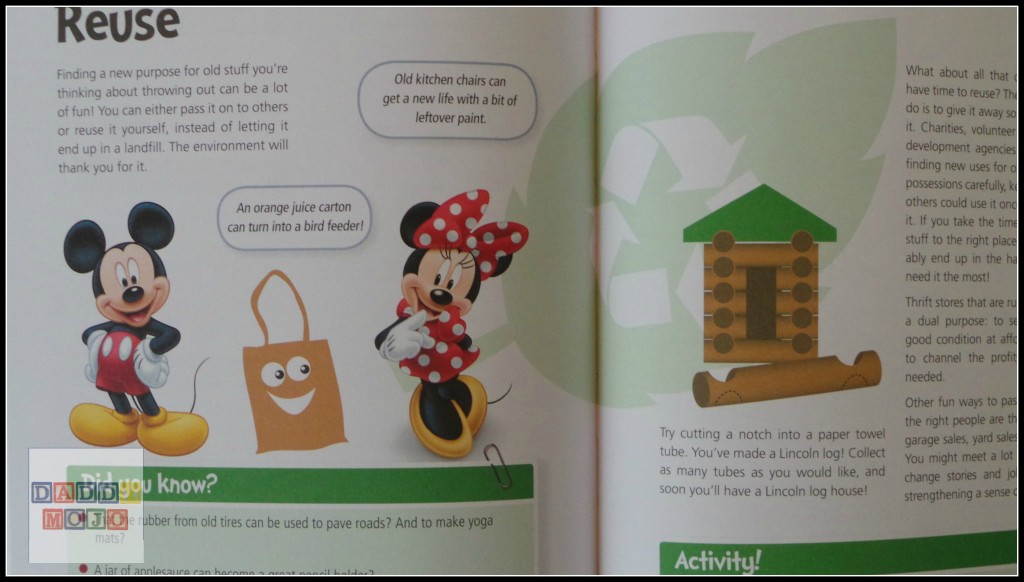 Disney Go Green A Family Guide to a Sustainable Lifestyle is more eco friendly than you think 1