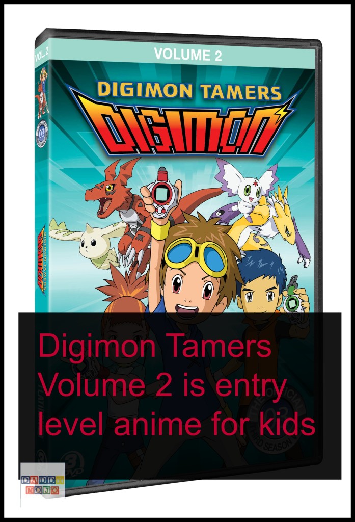 Digimon Tamers Volume 2 is entry level anime for kids