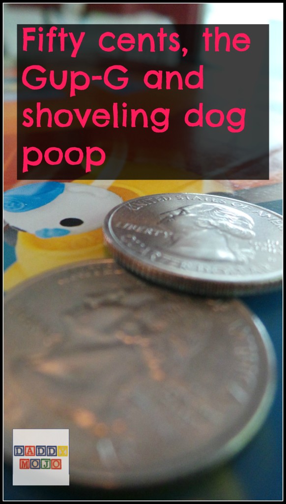 Fifty cents, the Gup-G and shoveling dog poop