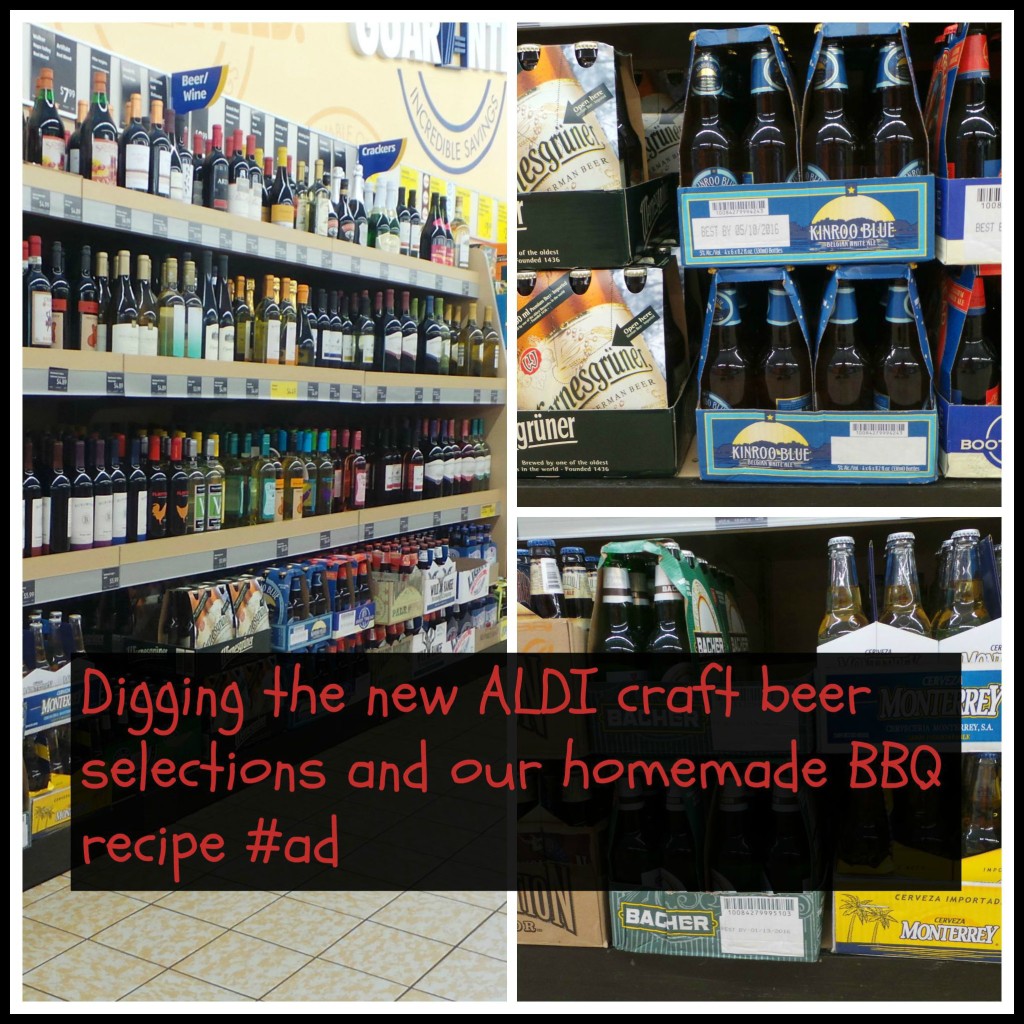 The new ALDI beer selections and our homemade BBQ recipe 