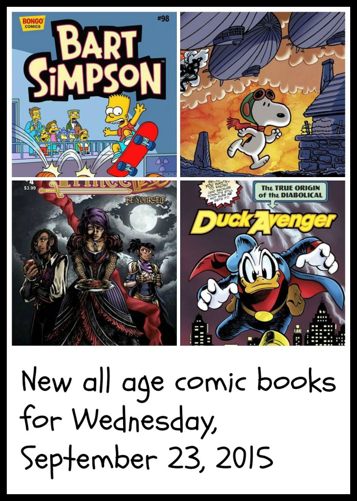 New all age comic books for Wednesday, September 23, 2015