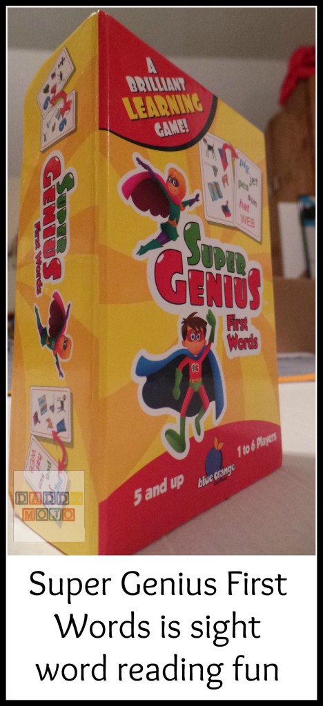 Super Genius First Words is sight word reading fun