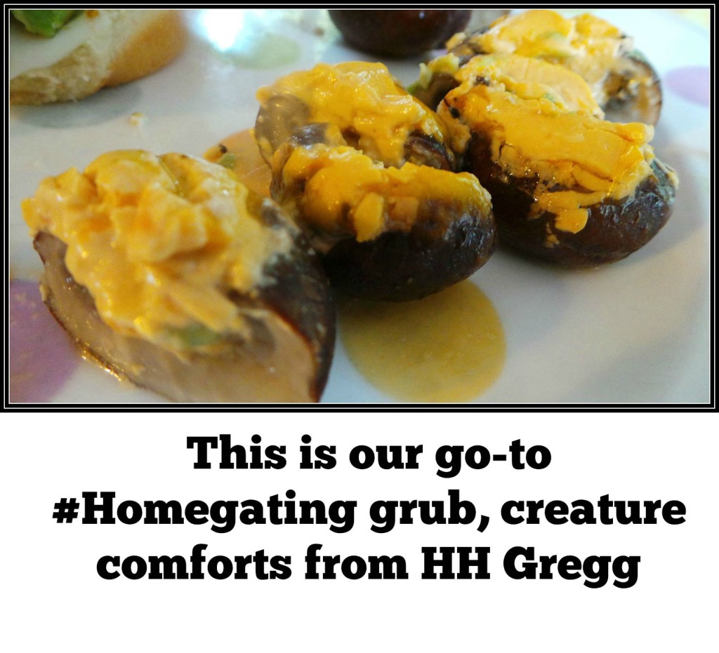 This is our go-to #Homegating grub, creature comforts from HH Gregg 