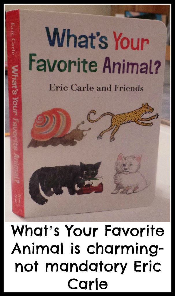 What’s Your Favorite Animal is charming-not mandatory Eric Carle