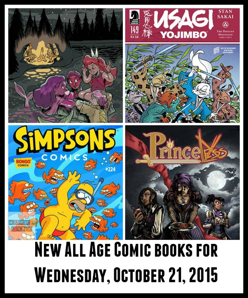 New All Age Comic books for Wednesday, October 21, 2015