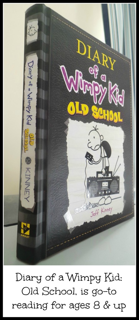 Diary of a Wimpy Kid Old School, is go-to reading for ages 8 and up