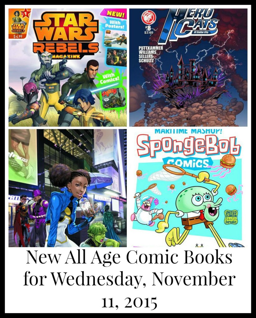 New All Age Comic Books for Wednesday, November 11, 2015