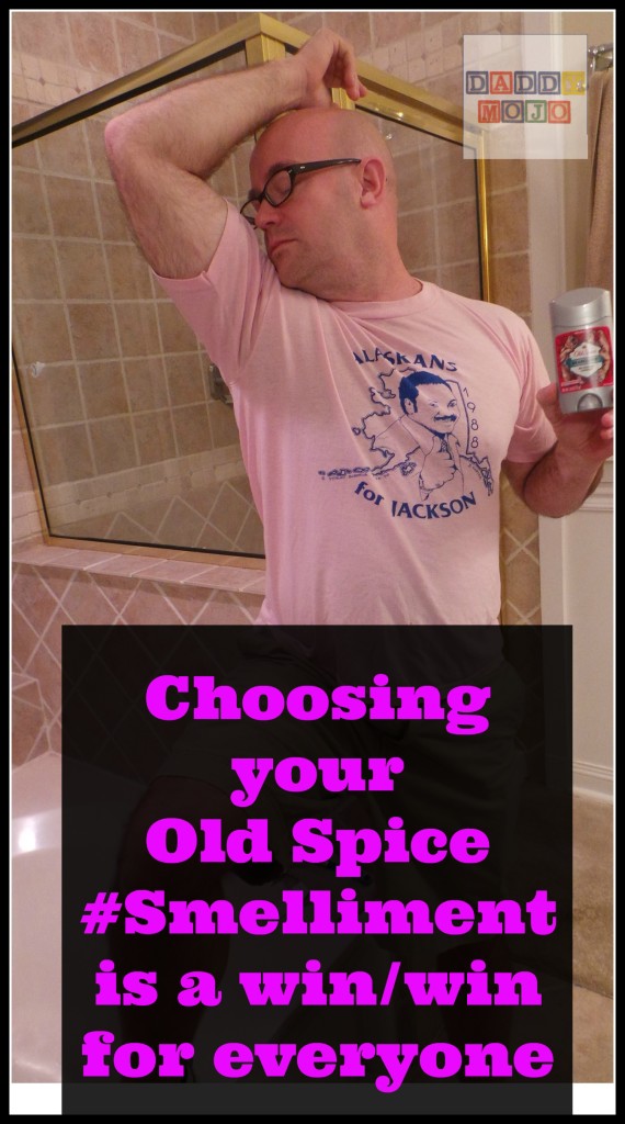 Choosing your Old Spice Smelliment is a win win for all