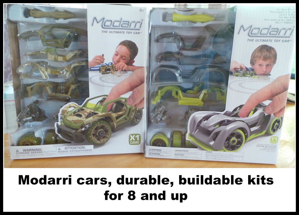 Modarri cars, durable, buildable kits for 8 and up