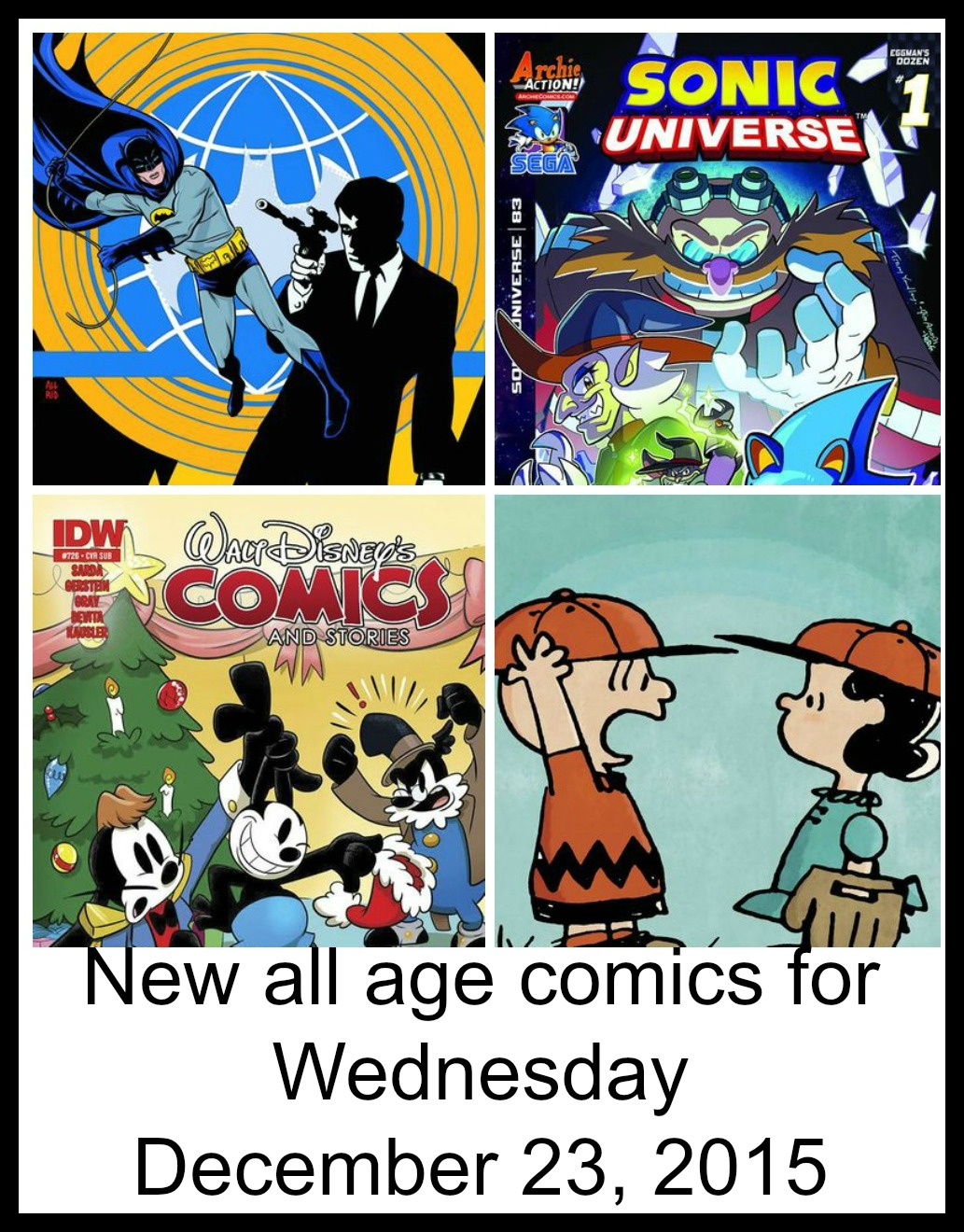 New all age comics for Wednesday December 23, 2015