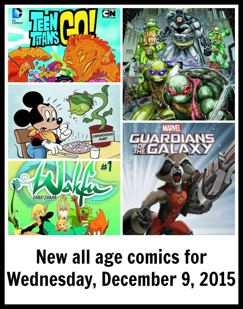 New all age comics for Wednesday, December 9, 2015