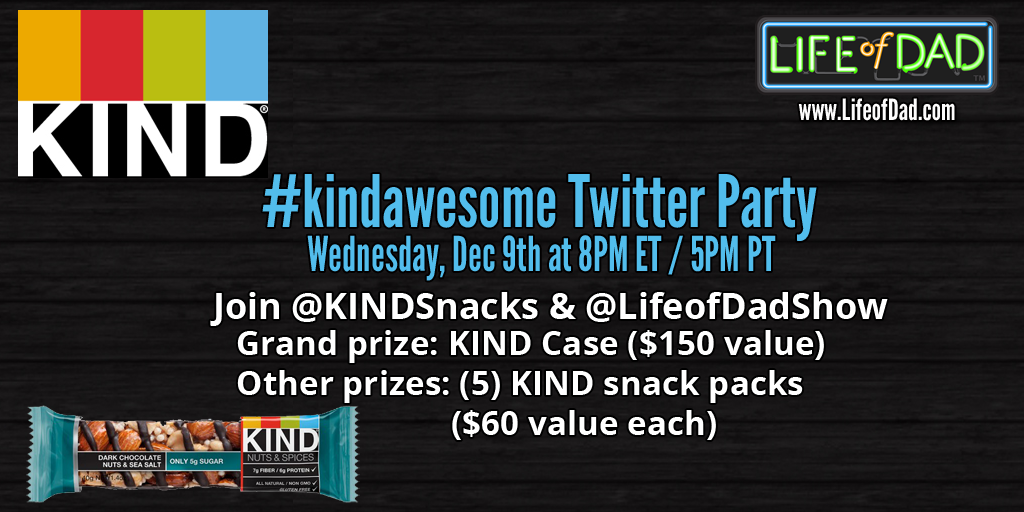 #kindawesome TWITTER party is 12/9, 8PM ET