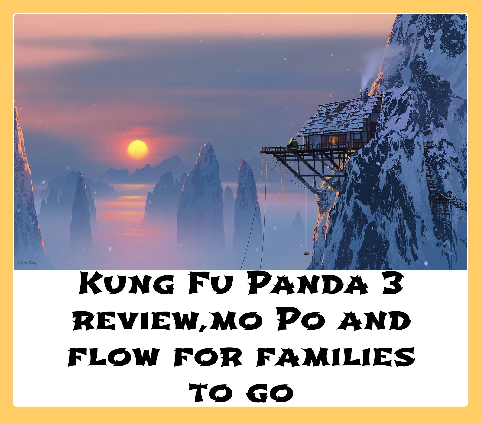 Kung Fu Panda 3 review, mo Po and flow for families to go