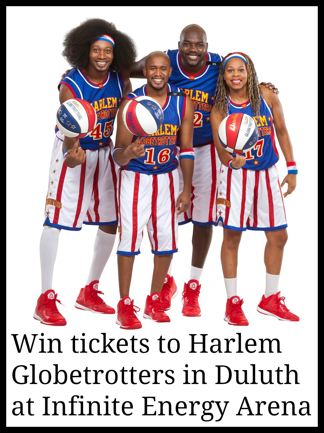 Win tickets to Harlem Globetrotters in Atlanta