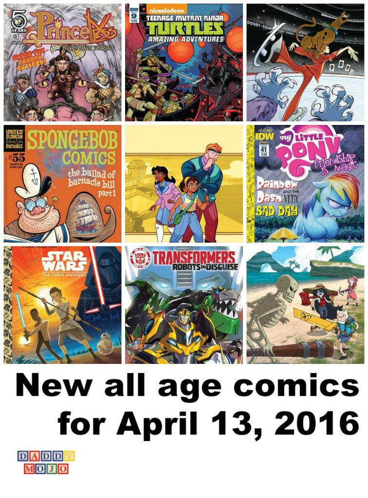 All age comics, comics, action cat, star wars, spongebob, lumberjanes, Princeless