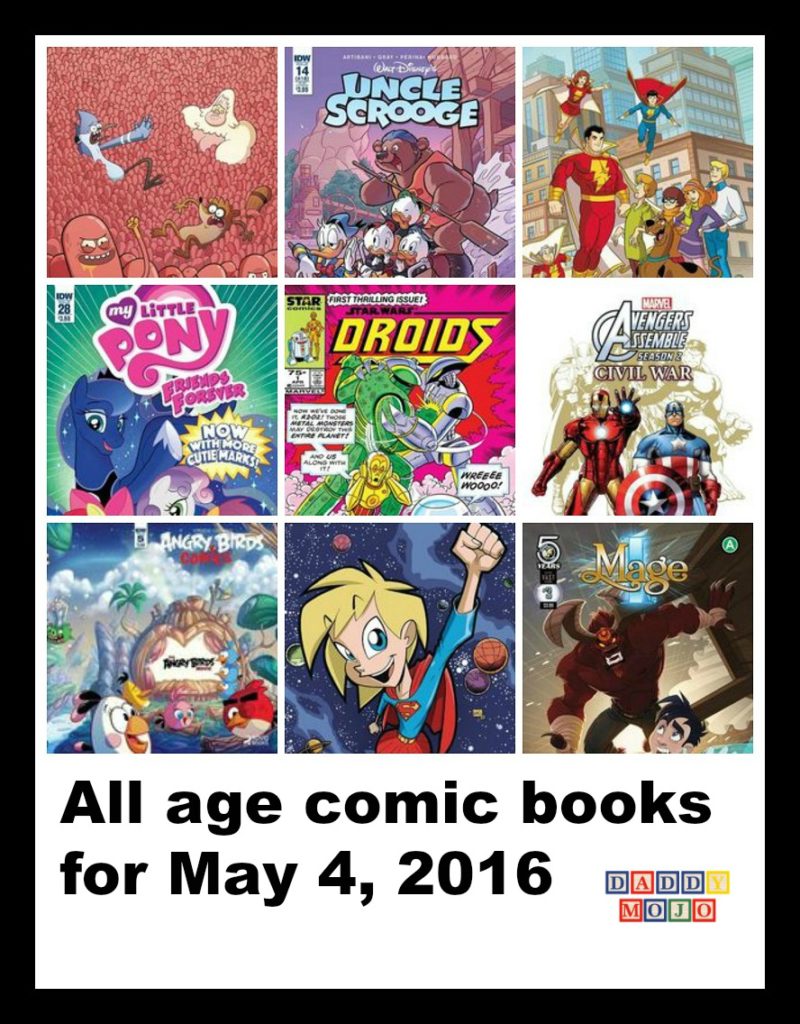 Free comic book day, marvel comics, star wars, little golden books, TMNT, MLP, Superheroes, all age comic books