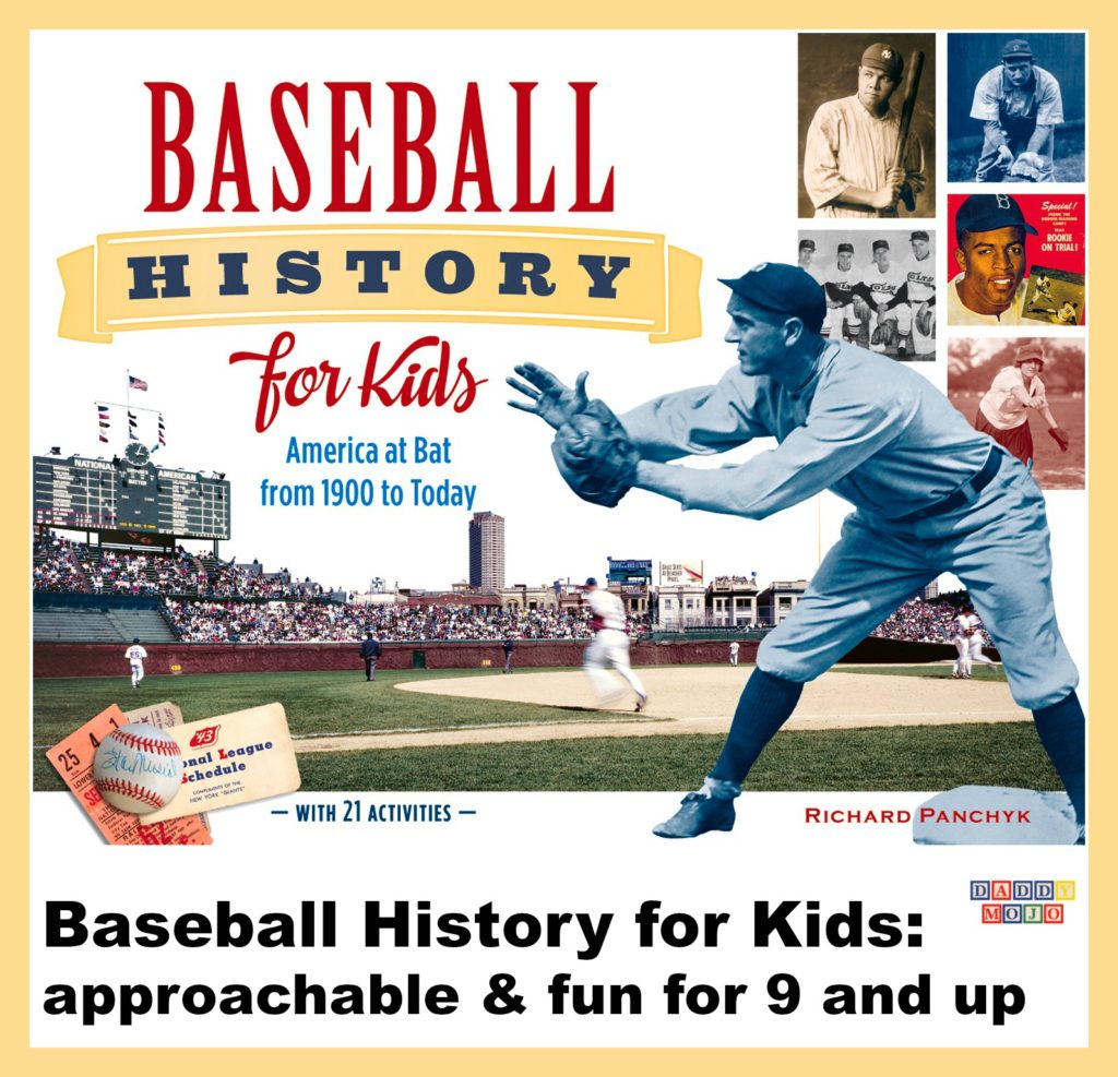 Baseball history for kids, baseball, cubs, RBI, ERA, book, chapter, Richard panchyk