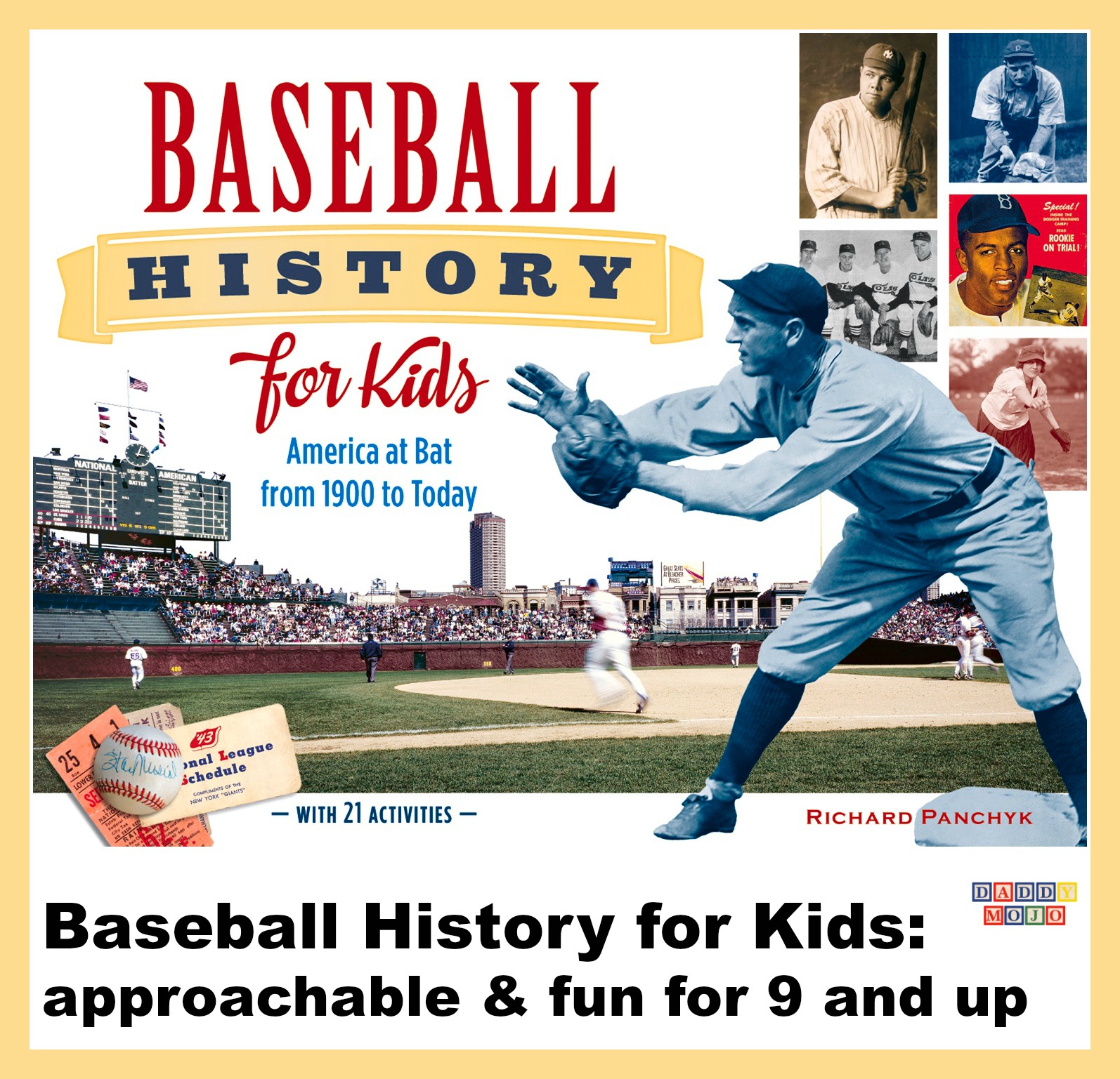 Baseball History For Kids Approachable And Fun For 9 And Up   Cover High Res Baseball History For Kids 