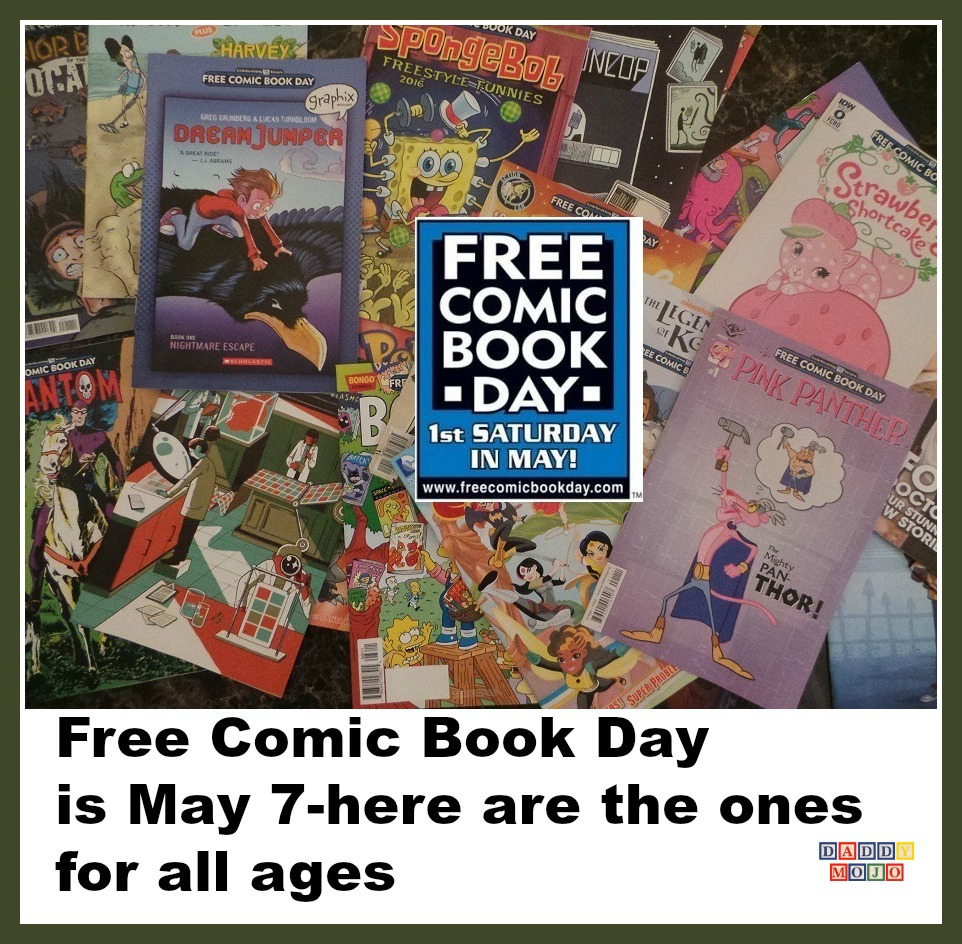 Free Comic Book Day is May 7-here are the ones for all ages #FCBD