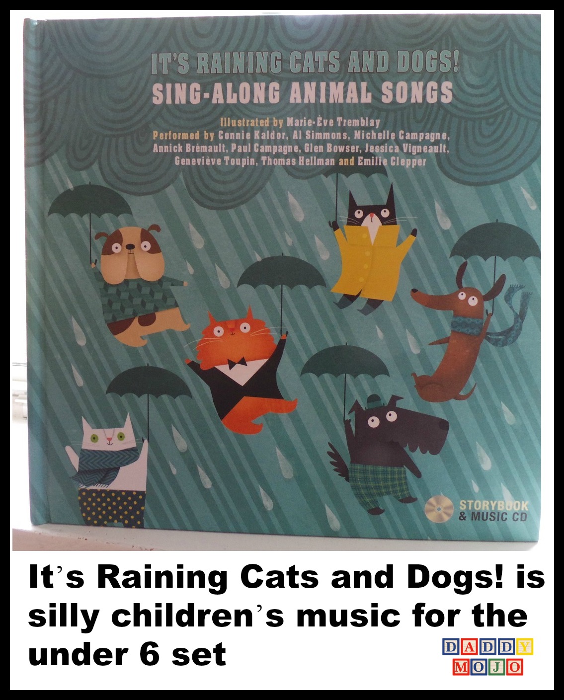 It’s Raining Cats and Dogs! is silly children’s music for the under 6 set