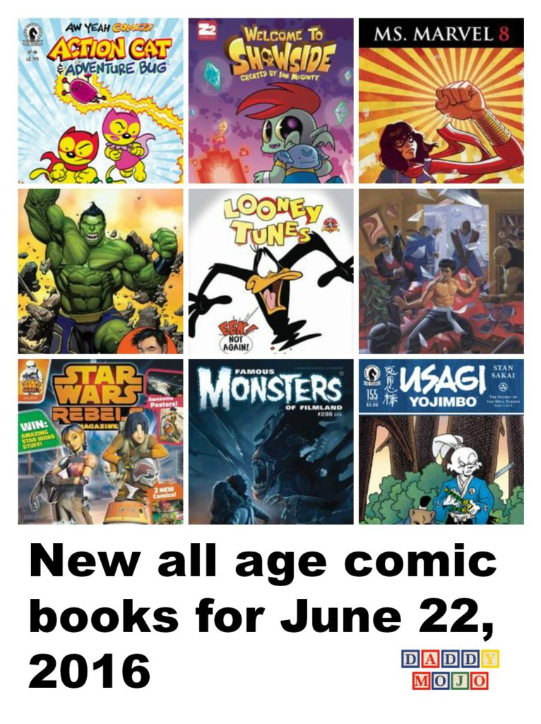 New all age comic books, looney tunes, timely comics, famous monsters, welcome to showside, bruce lee, sci-fi, action, humor, spider man, comics 