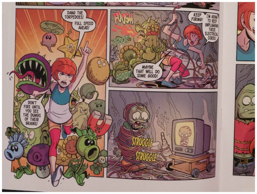 Plants vs. zombies, monty python, zomboss, nate, Patrice, boom boom mushroom, crazy dave. 