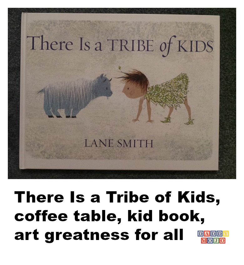 There is a tribe of kids, coffee book, art gallery, kid book, parents, children