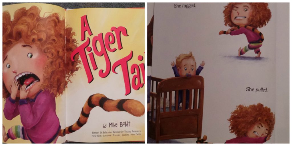 A Tiger Tail, back to school, first grade, different, children, kids, art, good night book, mike boldt