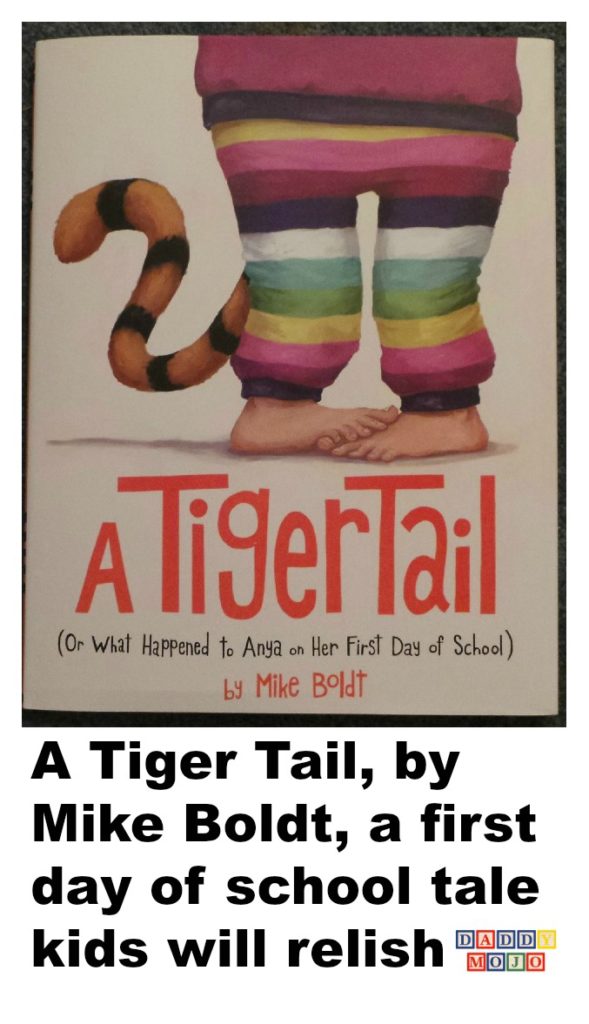 A Tiger Tail, back to school, first grade, different, children, kids, art, good night book, mike boldt