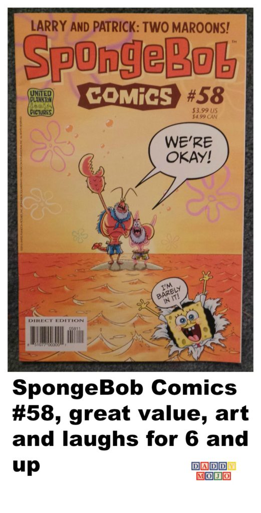 SpongeBob, SpongeBob Comics, SpongeBob Comics #58, comic books, son, Patrick,   