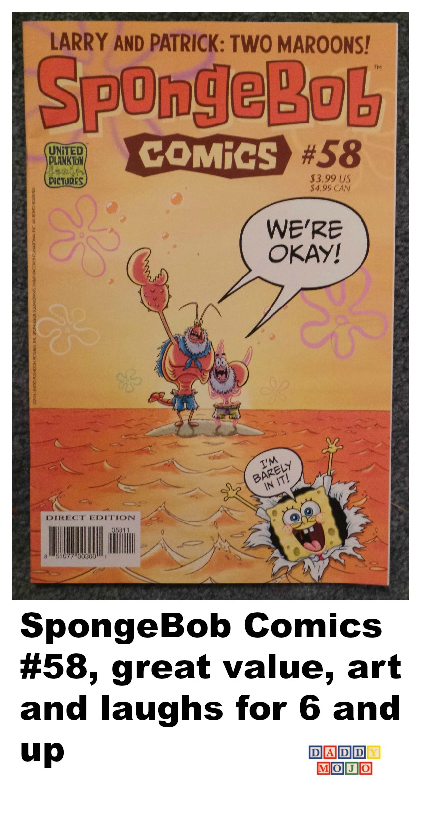 SpongeBob, SpongeBob Comics, SpongeBob Comics #58, comic books, son, Patrick,