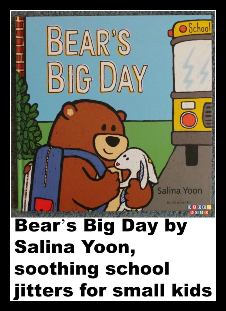 Bear's big day, salina yoon, read, book, back to school, pre-k, bear, floppy